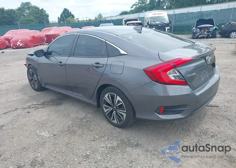2017 Honda Civic Ex-L from USA, damaged, VIN 19XFC1F76HE209550
